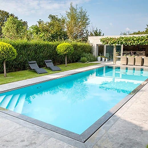 Piscine en liner Alkorplan 2000, coloris Gris Clair