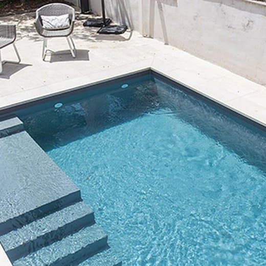 Piscine en liner Alkorplan 2000, coloris Gris Foncé