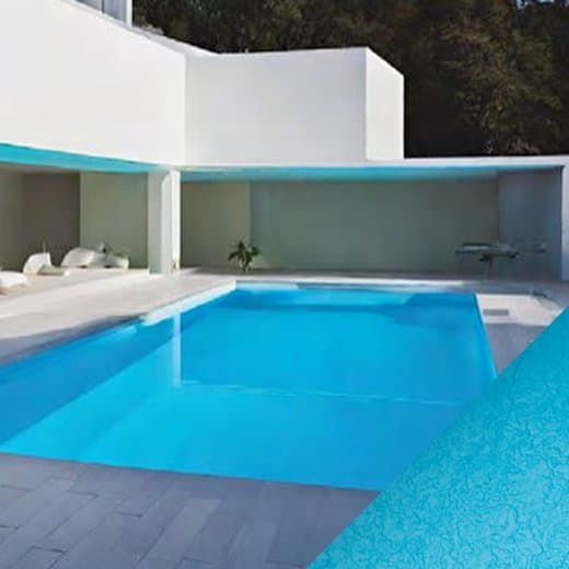 Piscine en liner Alkorplan Relief, coloris Bleu Adriatique