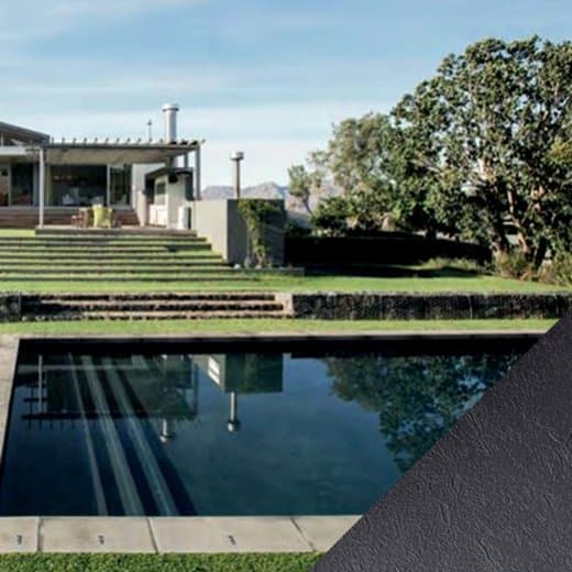 Piscine en liner Alkorplan Relief, coloris Noir