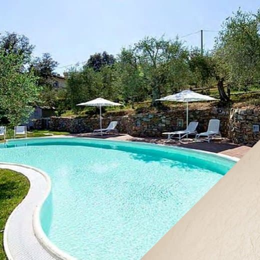 Piscine en liner Alkorplan Relief, coloris Sable