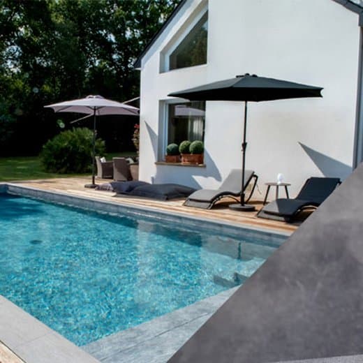 Piscine en liner Alkorplan Vogue, coloris Urban